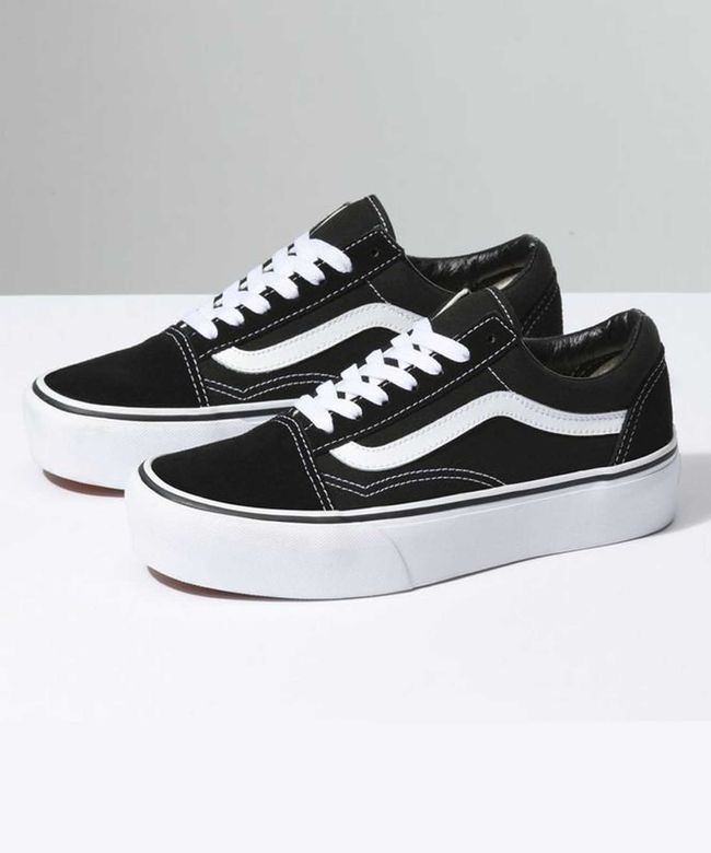 vans flatform branco